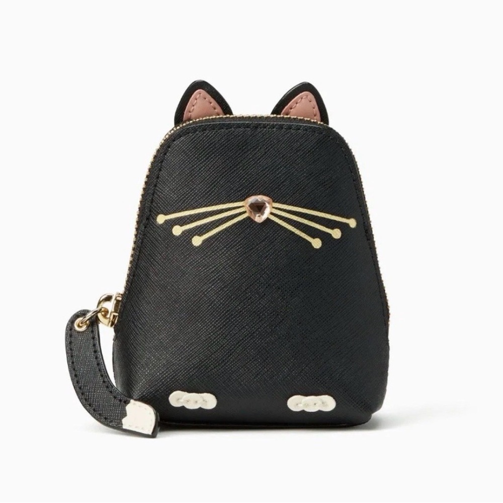 Kate Spade Jazz Things Up Cat Coin Purse